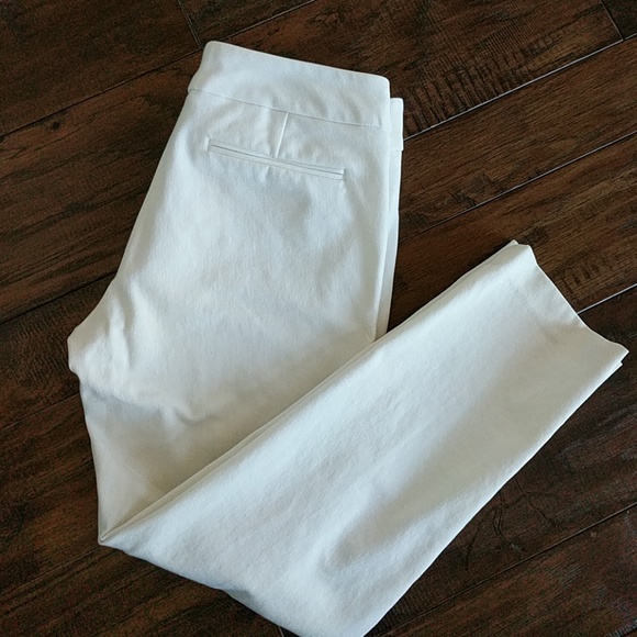 Cynthia Rowley Pants - Cynthia Rowley White Crop Pants 6